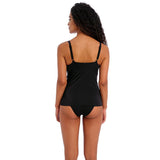 Freya Jewel Cove Padded Plunge Tankini Top - Plain Black