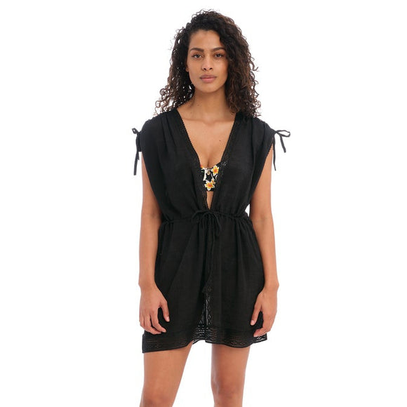 Freya Sunscape Tunic Coverup - Black