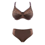 Elomi Cate Full Cup Banded Bra - Pecan-Bras Galore - Lingerie and Swimwear Specialist