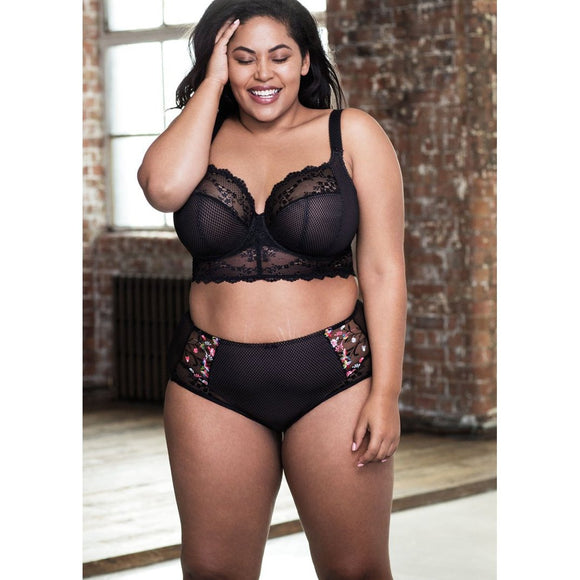 Elomi Charley Underwired Bralette - Black-Bras Galore - Lingerie and Swimwear Specialist