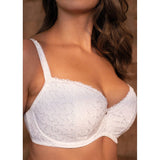 Fantasie Ana Padded Half Cup Bra - White-Bras Galore - Lingerie and Swimwear Specialist