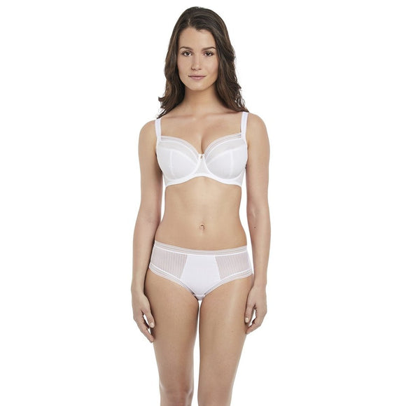 Fantasie Fusion Classic Brief & High Waisted Brief - White