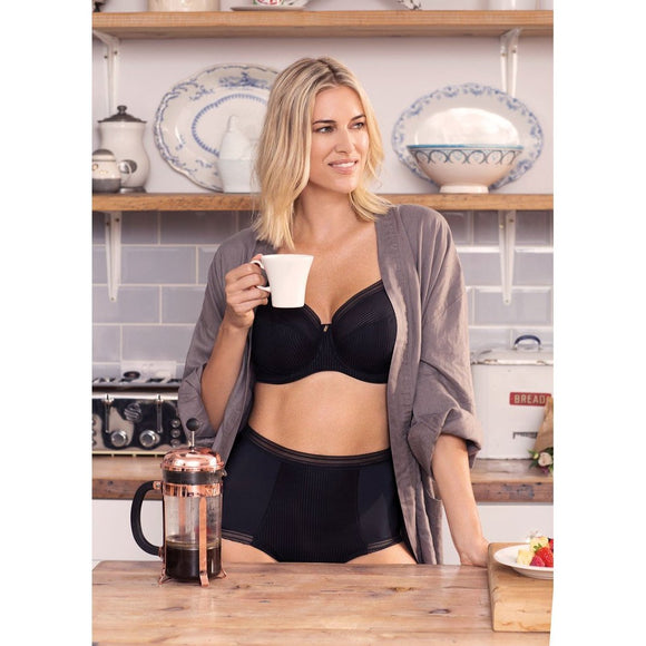 Fantasie Fusion Side Support Bra - Black-Bras Galore - Lingerie and Swimwear Specialist