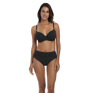 Fantasie Ottawa Deep Gathered Bikini Brief - Black