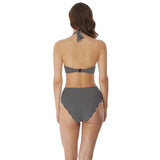 Freya Beach Hut Bandless Halter Bikini Top - Black-Bras Galore - Lingerie and Swimwear Specialist