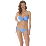 Freya Beach Hut Padded Bandeau Bikini Top - Blue Moon-Bras Galore - Lingerie and Swimwear Specialist