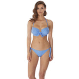 Freya Beach Hut Padded Bandeau Bikini Top - Blue Moon-Bras Galore - Lingerie and Swimwear Specialist