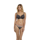 Freya Chi Brief, Short & Brazilian - Charcoal-Bras Galore - Lingerie and Swimwear Specialist