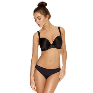 Freya Deco Moulded Plunge Bra - Black