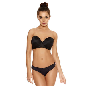 Freya Deco Moulded Strapless Bra - Black