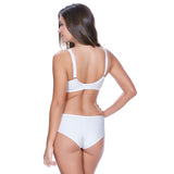 Freya Idol Moulded Balcony Bra - White-Bras Galore - Lingerie and Swimwear Specialist
