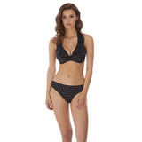 Freya Jewel Cove High Apex Bikini Top - Black-Bras Galore - Lingerie and Swimwear Specialist