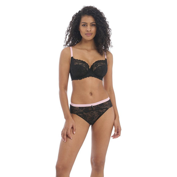 Freya Offbeat Short, Brief & Brazilian - Black