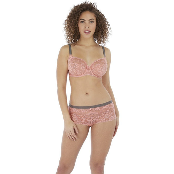 Freya Offbeat Short, Brief & Brazilian - Rosehip Pink
